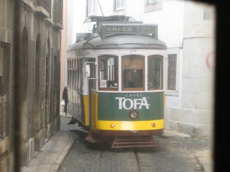 Tram à Lisbonne