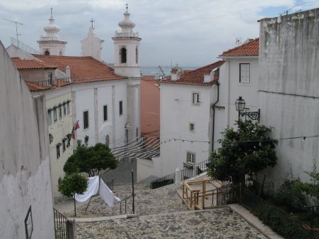 Eglise sur tage à Lisbonne